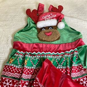 NWT No Boundaries Christmas Jumpsuit “Crisp Clover” S-3/5